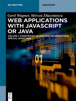 cover image of Web Applications with Javascript or Java